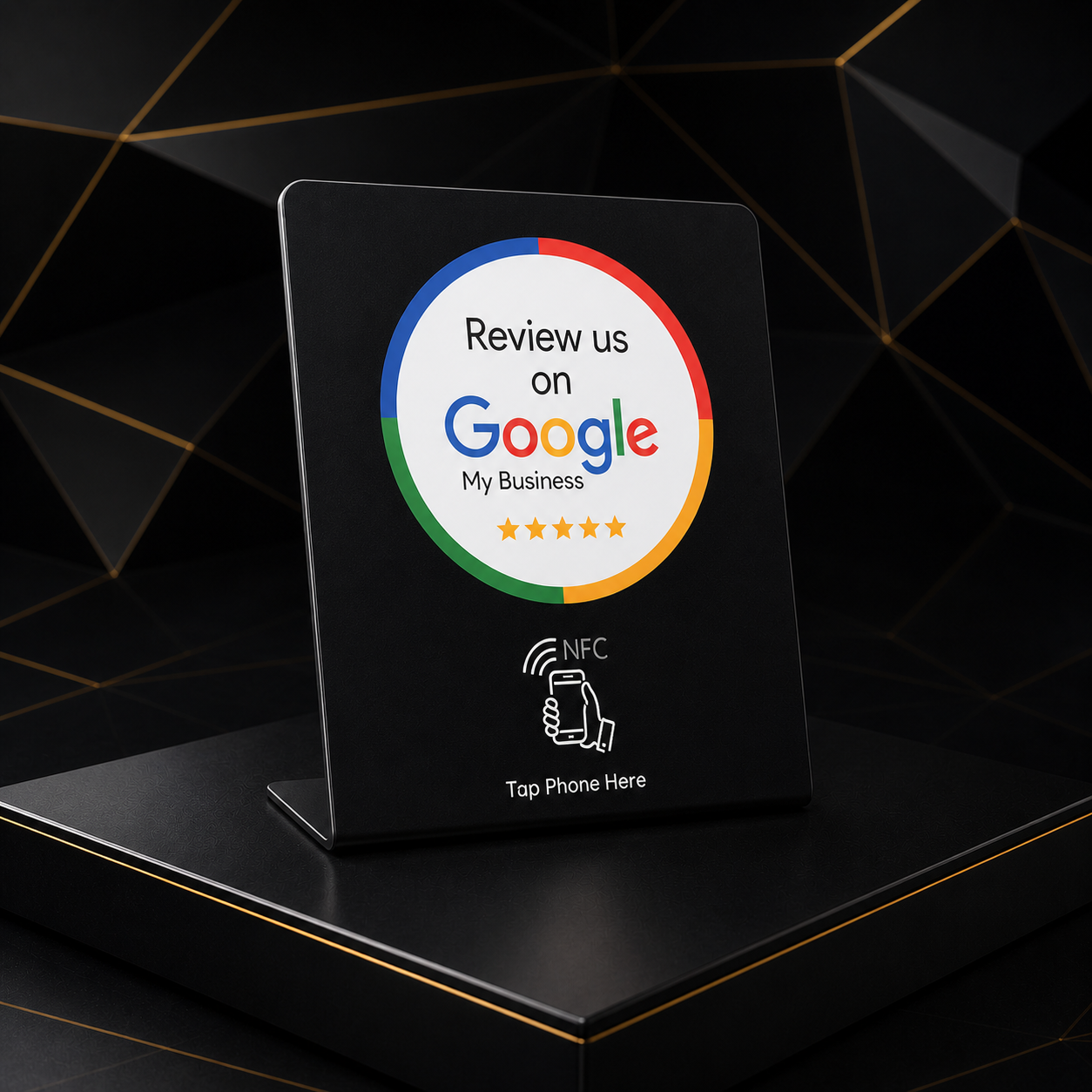 TapForge Google Review NFC Stand